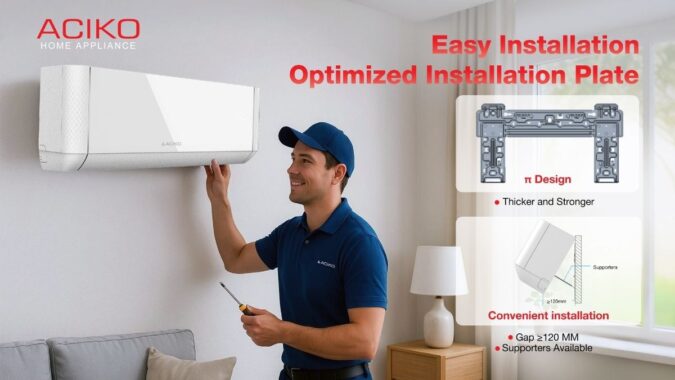 Aciko ACBF Premium DC Inverter - laka ugradnja i instalacija